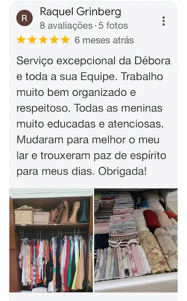Avaliação Google Cliente 2